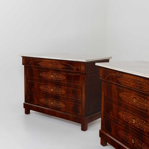Pair of Charles X Chests of Drawers circa 1830 - Restauration - Charles X