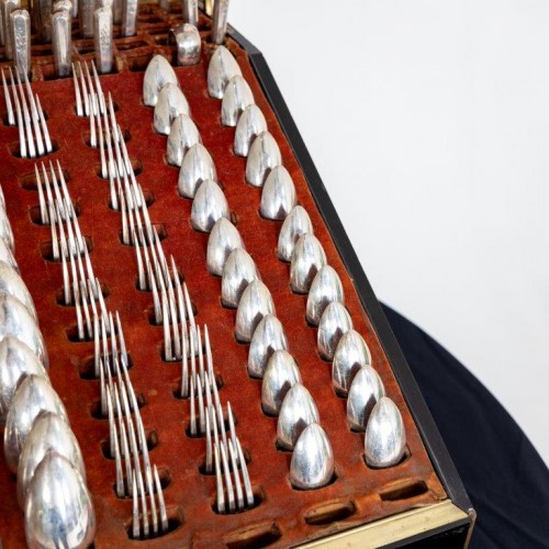  - Russian Cutlery in a French Case, late 19th to early 20th Century