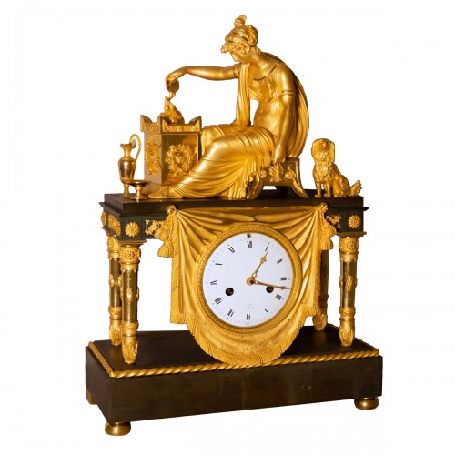 Fire-gilt Mantel Clock, France / Paris circa 1830