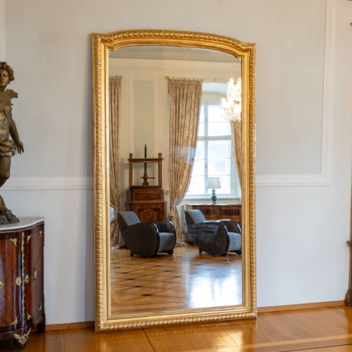 19th century - Large Mirrors in a gold-patinated frame, Italy Mid-19th century