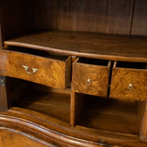  - Tall Baroque Cabinet in Walnut, Mid-18th Century