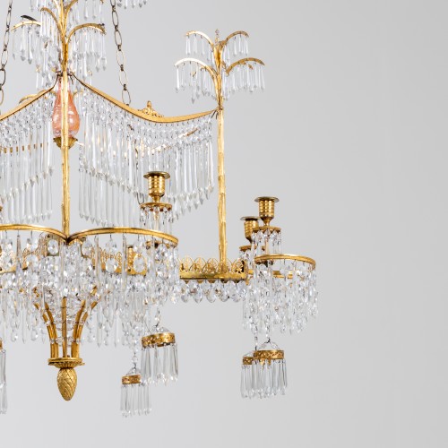 Chandelier with Palm Trees, Werner &amp; Mieth, Berlin c. 1800-1810 - 