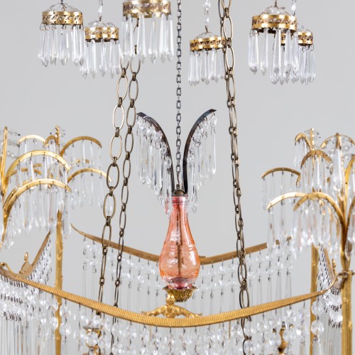 Chandelier with Palm Trees, Werner &amp; Mieth, Berlin c. 1800-1810 - 