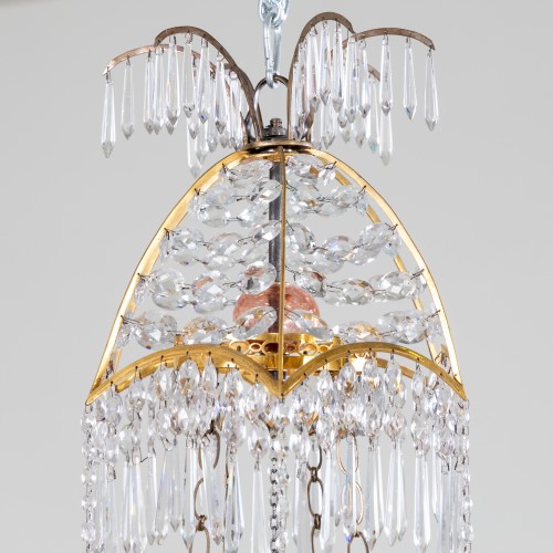 Antiquités - Chandelier with Palm Trees, Werner &amp; Mieth, Berlin c. 1800-1810