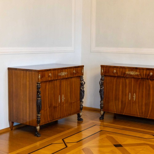 Pair of Empire Sideboards, early 19th Century - Furniture Style Empire