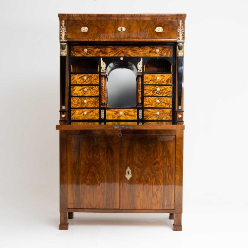 Antiquités - Empire Secretaire à abattant, Vienne vers 1810