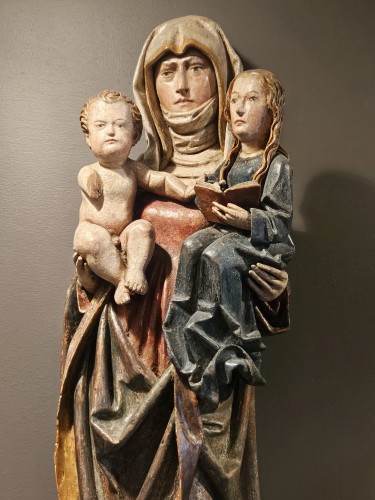 Sainte Anne trinitaire, Franconie vers 1520 - Moyen Âge