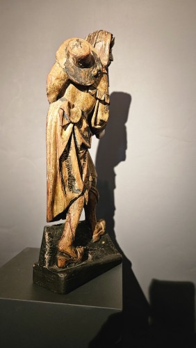 Saint Simon of Cyrene - Sculpture Style Middle age