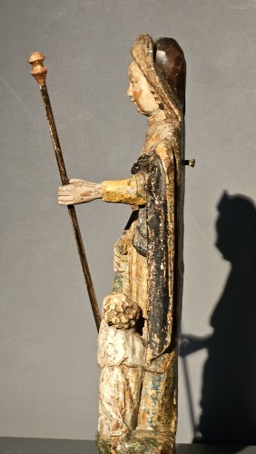 Sculpture Sculpture en Bois - Saint Roch