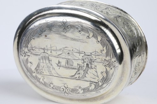 Antique Silver  - Augsburg 1695 – 1700, A late17th century German silver-gilt Toilet Box