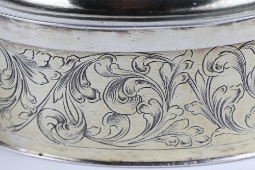 Augsburg 1695 – 1700, A late17th century German silver-gilt Toilet Box - 