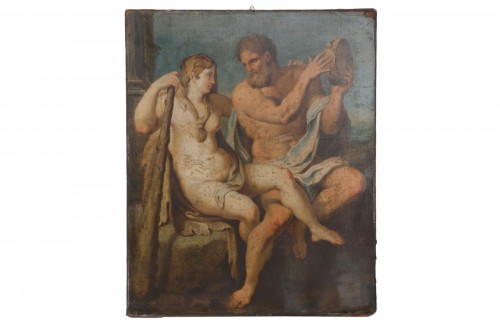 Hercules And Iole, After A Fresco By Annibale Carracci 