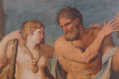 Tableaux et dessins Tableaux XVIIIe siècle - Hercules And Iole, d'après une fresque d'Annibale Carracci dans le Camerino Farnese