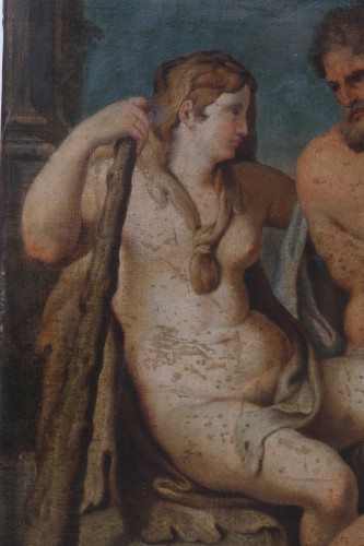 Hercules And Iole, After A Fresco By Annibale Carracci  - French Regence