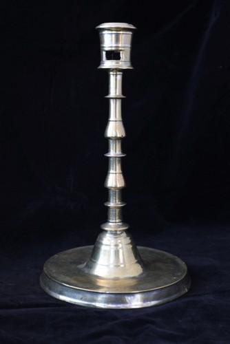 <= 16th century - Brass candlestick end 15th century, beginning 16th century
