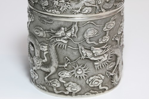 Chinese Export Silver Box - 