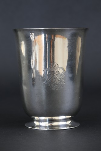 Antique Silver  - Ath - Belgium, Silver beaker, Louis XV period
