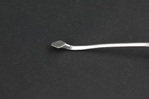 Antique Silver  - A silver spoon with the hallmarks of the city of Brussels from 17th