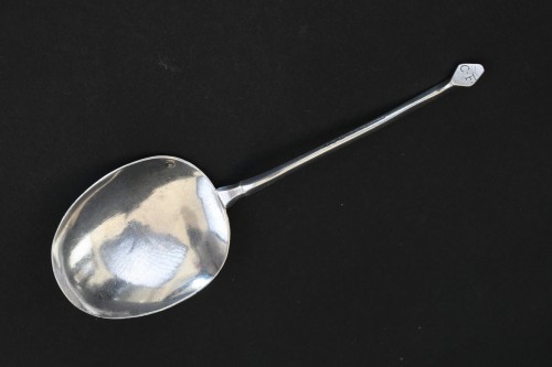 Louis XIV - A silver spoon with the hallmarks of the city of Brussels from 17th