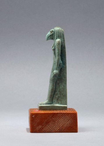 Ancient Art  - Egyptian faience thoth amulet 