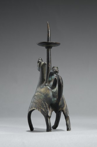 Gothic bronze candlestick, Germany13th-14th century - Middle age