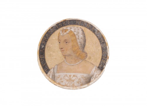 Miniature sur vélin, Laura de Noves, France vers 1500