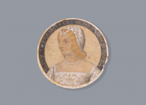 XVIe siècle et avant - Miniature sur vélin, Laura de Noves, France vers 1500