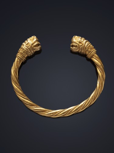 Greek style gold bracelet  - Antique Jewellery Style 
