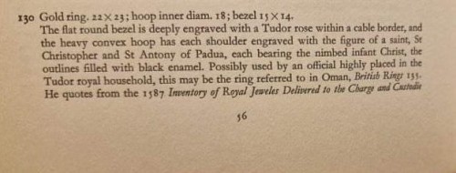 Antiquités - 16th century Tudor period gold ring