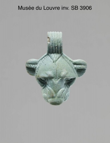 BC to 10th century - Head of a lioness, Achaemenid amulet pendant