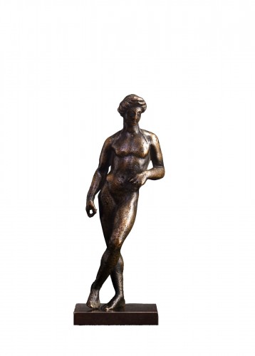 Statuette romaine en bronze figurant Apollon