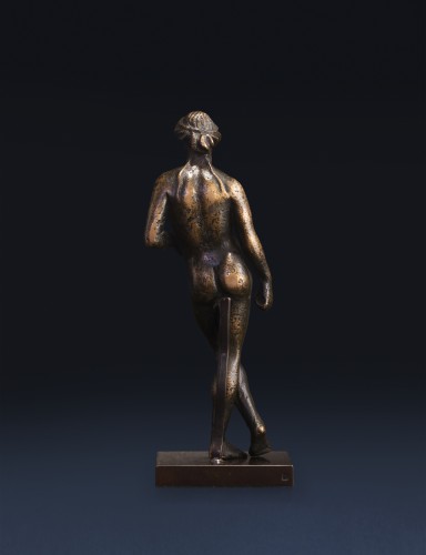 BC to 10th century - Roman Bronze statuette depicting Apollo