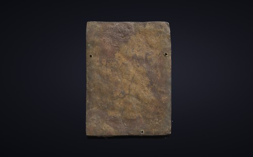 Religious Antiques  - Italian Renaissance bronze plaquette with Crucifixion