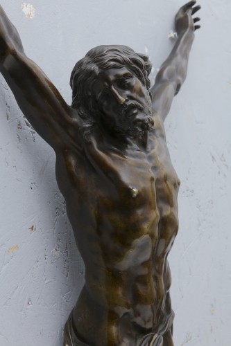 XVIIe siècle - Christ en bronze vers 1700