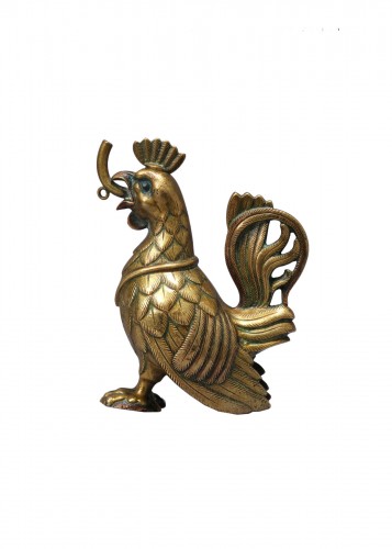 Aquamanile en forme de coq