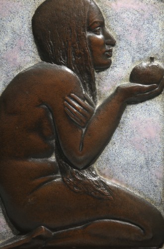 Decorative Objects  - Eve, Art Déco Relief