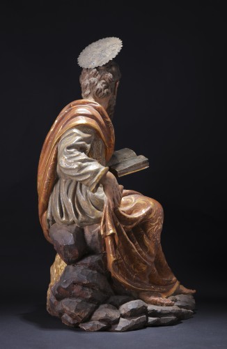 Spanish sculpture figuring St Marc - 