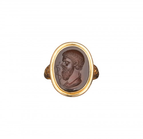intaglio ring, Hippocrates