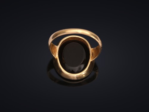 Bijouterie, Joaillerie Bagues - Bague avec intaille, Hippocrate