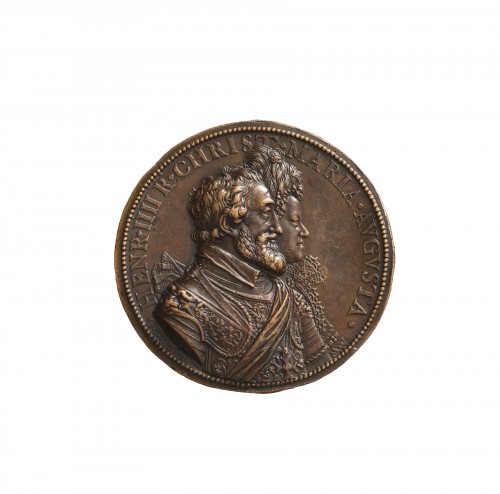 G. Dupré, médaille pour Henri IV et Marie de Médicis