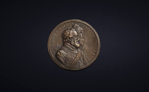G. Dupré, médaille pour Henri IV et Marie de Médicis - Objets de Curiosité Style 