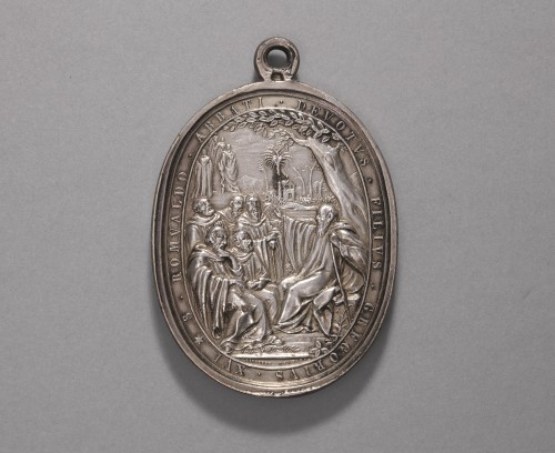 Silver medal for pope Gregory XVI  - Religious Antiques Style 