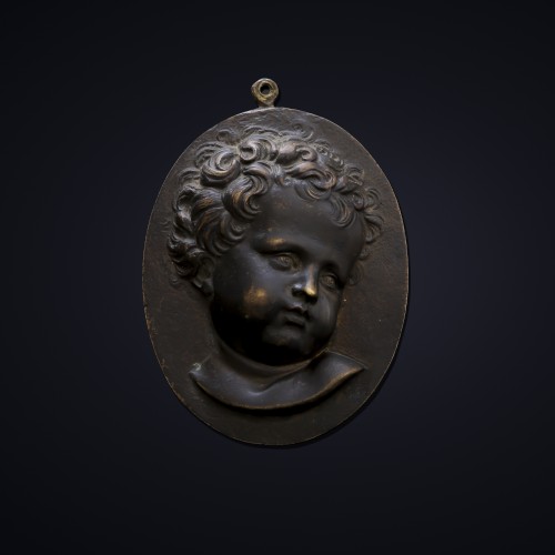 Objects of Vertu  - plaquette, relief, bust of a child