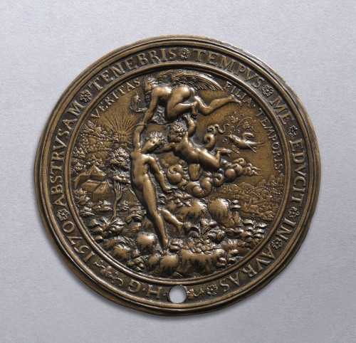 German allegorical Renaissance medal dated 1570 - Collectibles Style 