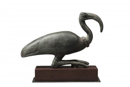 Egyptian Bronze, Thot in a form of an ibis