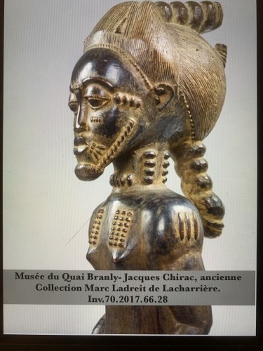 Tribal Art  - Blolo bla statuette, Baule, Ivory Coast