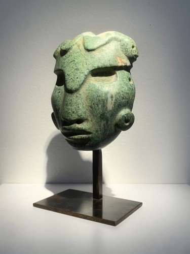 Avant JC au Xe siècle - Masque en pierre, Mexique précolombien