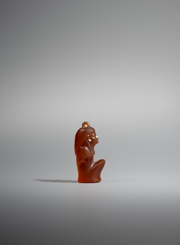 Egyptian carnelian amulet, Ma&#039;at - 