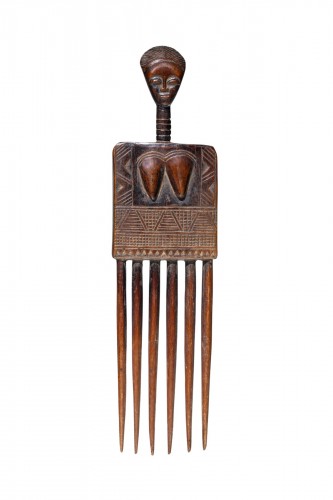 Peigne figuratif Koulango, Côte d'Ivoire
