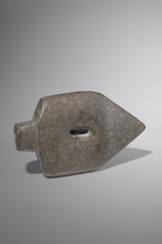 Art Tribal  - Masque en pierre - Chili, culture Mapuche